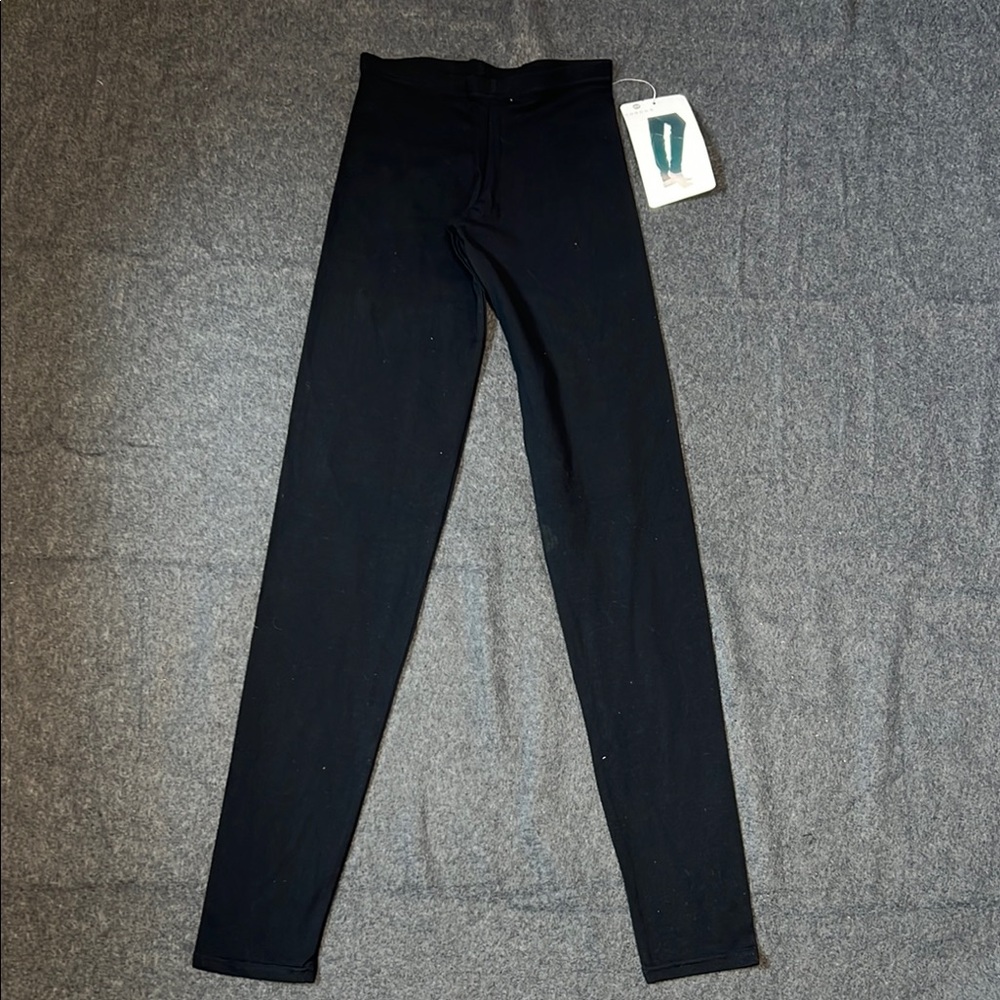Mondor Figure Skating Leggings NWT M/C (8-10) Black